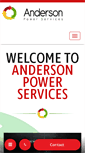 Mobile Screenshot of andersonpowerservices.com